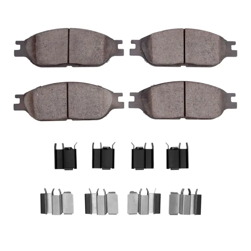 R1 99-03 Ford Windstar Front Semi Met Pads & Hardware Kit 1