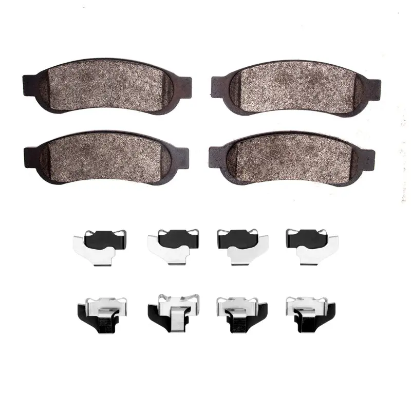 R1 10-12 Ford F-250 4Wd (Super Duty) Rear Performance Off-Road/Tow Brake Pads & Hardware Kit 1