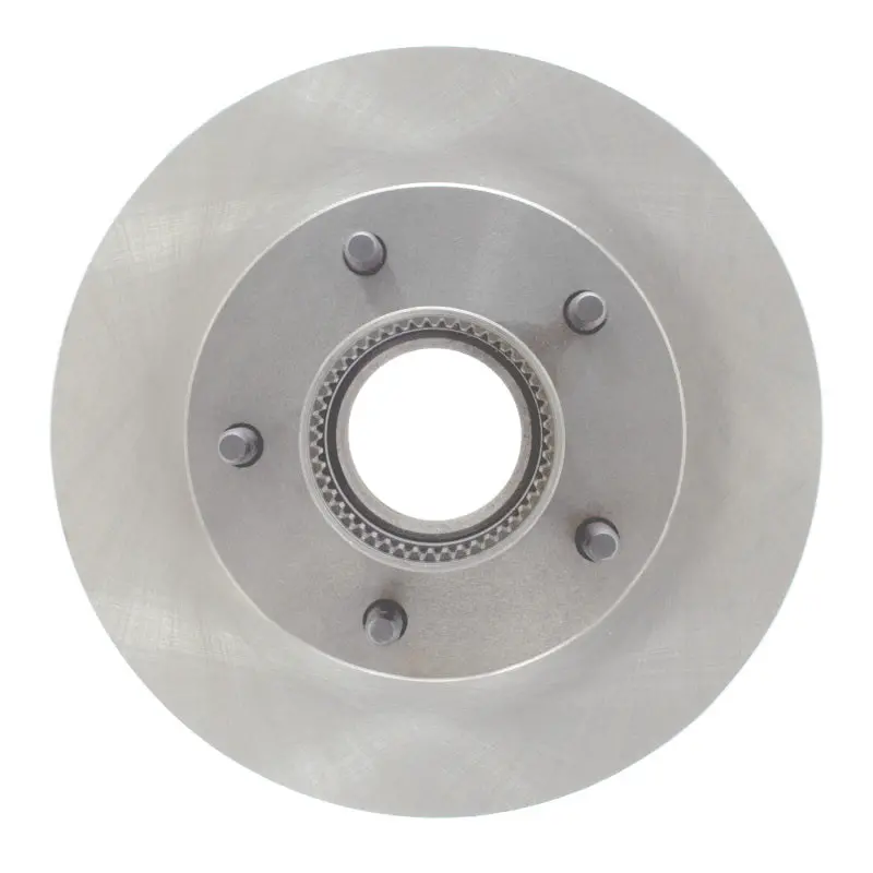 R1 94-95 Ford Bronco Front Left Drilled & Slotted Silver Brake Rotor 1