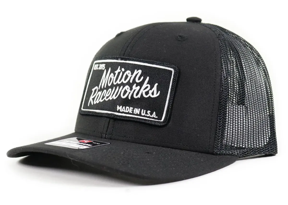 Motion Heritage Hat Black/Black Snapback 1