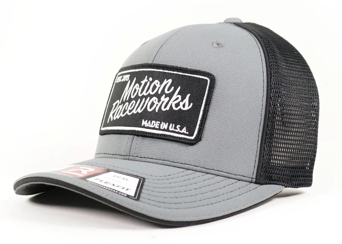 Motion Heritage Hat Gray/Black Flex Fit 1