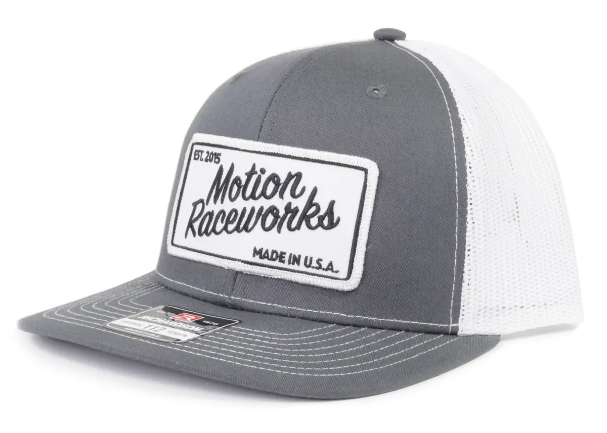 Motion Heritage Hat Dark Gray/White Snapback 1