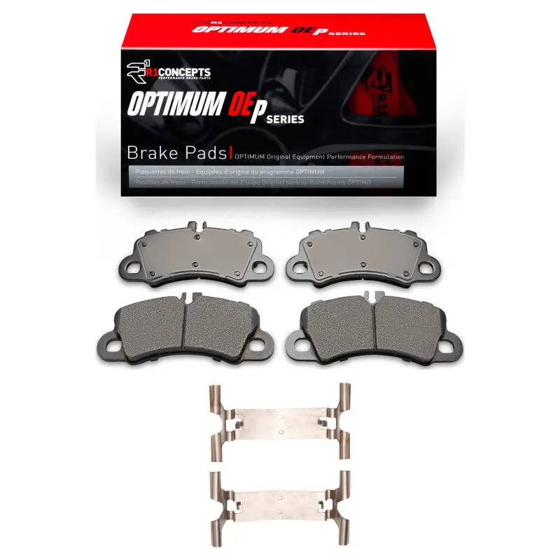 R1 2019-2023 Porsche Macan Front R1 Optimum Oe Pads & Hardware Kit 1
