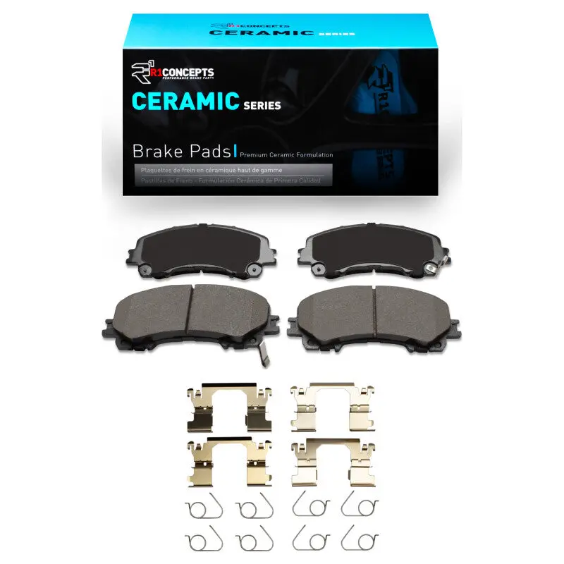 R1 2014-2025 Infiniti Q50 Front R1 Ceramic Pads & Hardware Kit 1