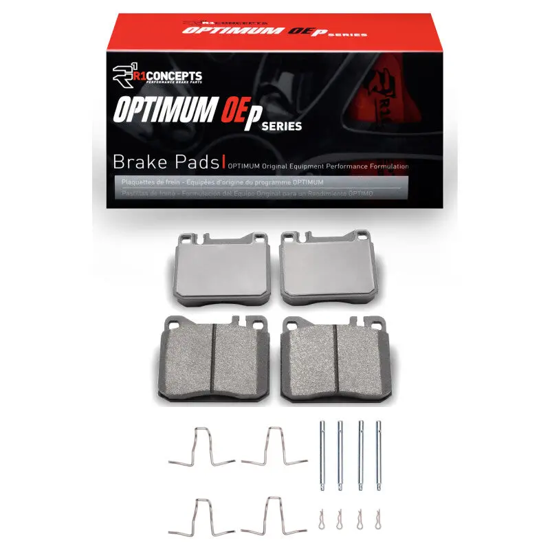 R1 79-85 Mercedes-Benz 240D Front Optimum Oe Pads & Hardware Kit 1