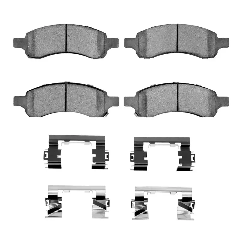 R1 06-12 Saab 9-7X Front Euro Ceramic Brake Pads And Hardware Kit 1