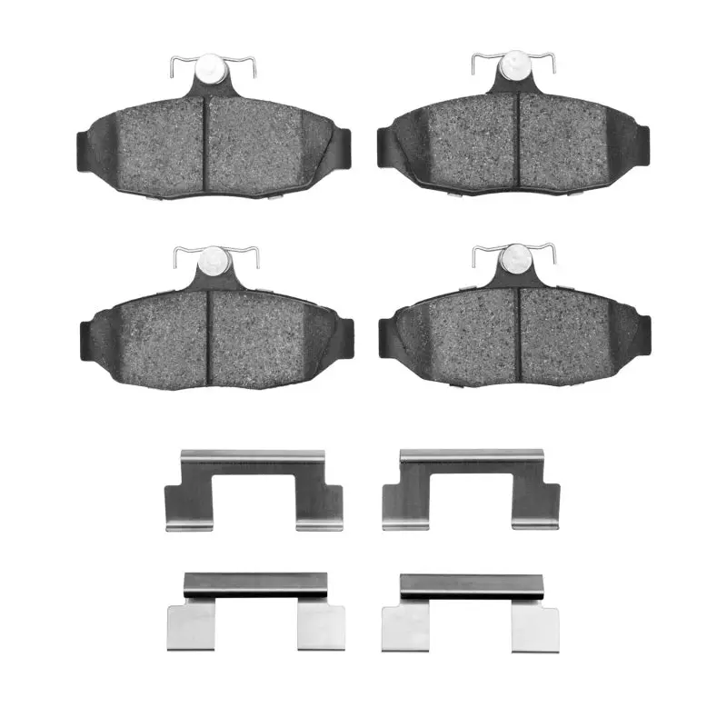 R1 1986-1993 Ford Thunderbird Rear R1 Semi Met Pads & Hardware Kit 1