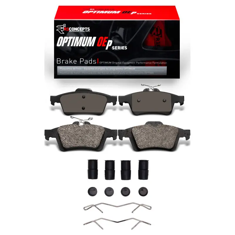 R1 2003-2015 Chevrolet Cobalt Rear R1 Optimum Oe Pads & Hardware Kit 1