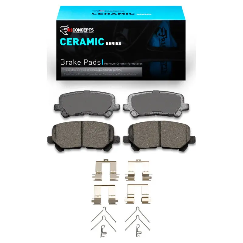 R1 2007-2025 Acura Mdx Rear R1 Ceramic Pads & Hardware Kit 1