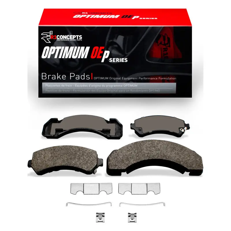 R1 73-00 Chevrolet C3500 Front/Rear Optimum Oe Pads & Hardware Kit 1