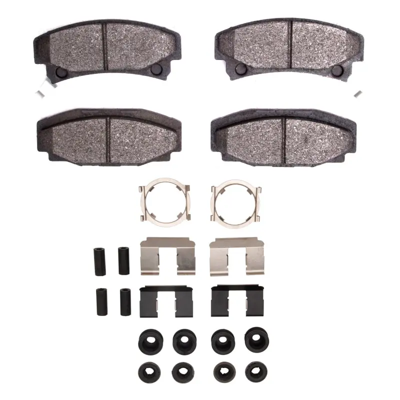 R1 1986-1992 Buick Riviera Rear R1 Semi Met Pads & Hardware Kit 1