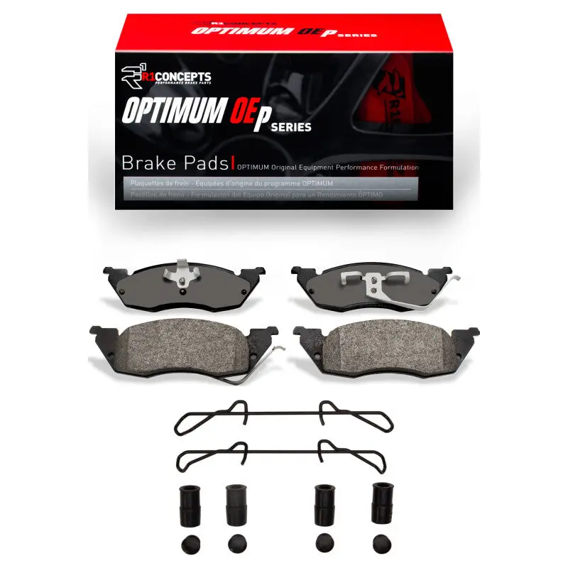 R1 1991-1998 Dodge Dakota 4Wd Front R1 Optimum Oe Pads & Hardware Kit 1