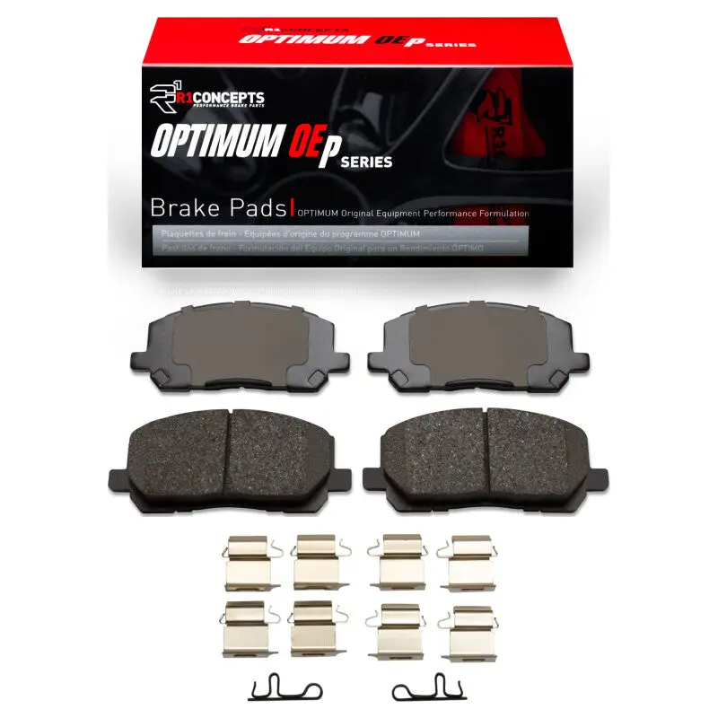 R1 01-07 Toyota Highlander Front Optimum Oe Pads & Hardware Kit 1