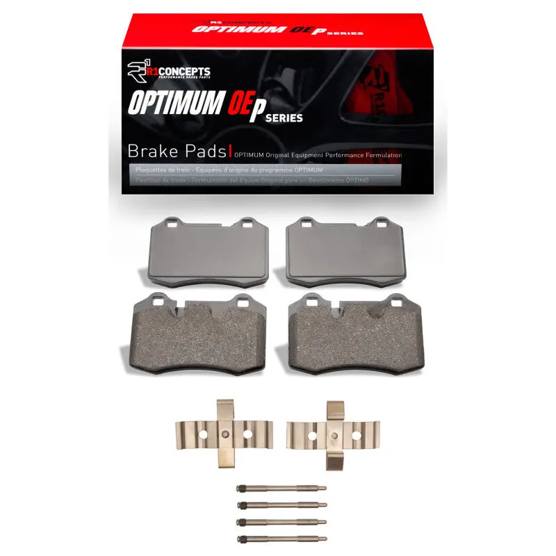 R1 2007-2019 Maserati Granturismo Rear R1 Optimum Oe Pads & Hardware Kit 1