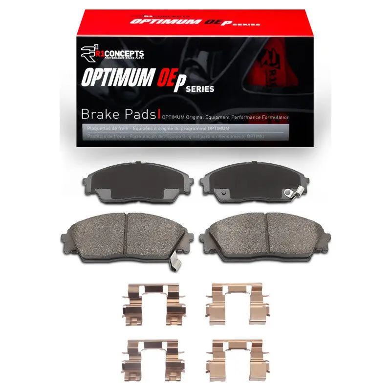 R1 1988-1991 Honda Crx Front R1 Optimum Oe Pads & Hardware Kit 1