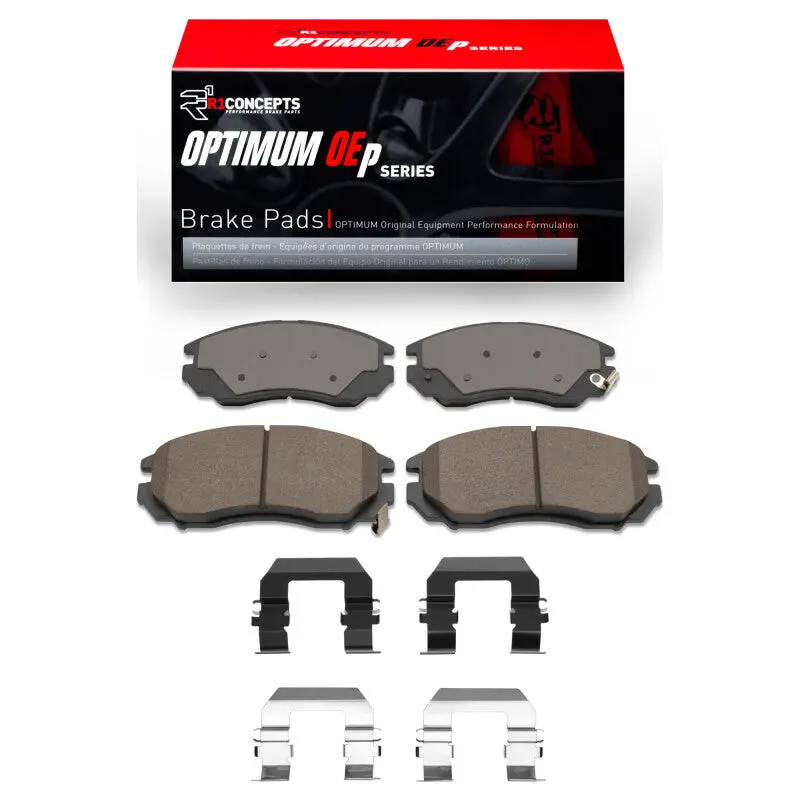 R1 04-08 Hyundai Tiburon Front Optimum Oe Pads & Hardware Kit 1