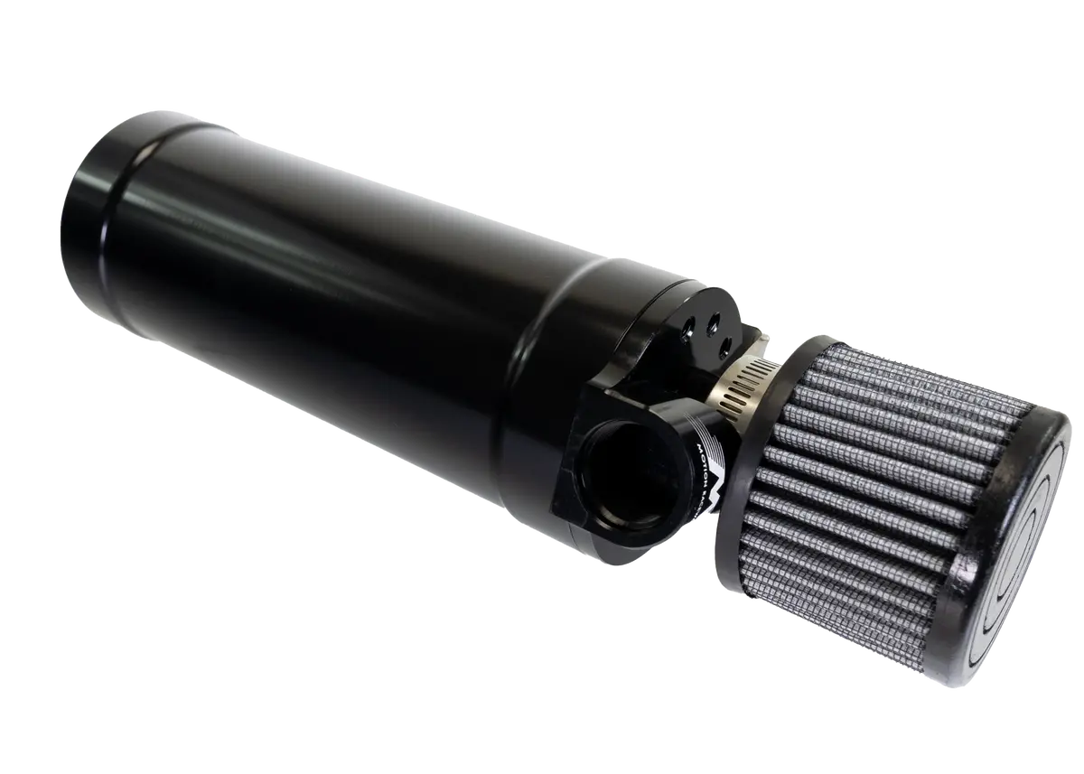 1 Qt Xl Top Loader Billet Internally Baffled Oil Catch Can ( Single 12 An Port ) 1
