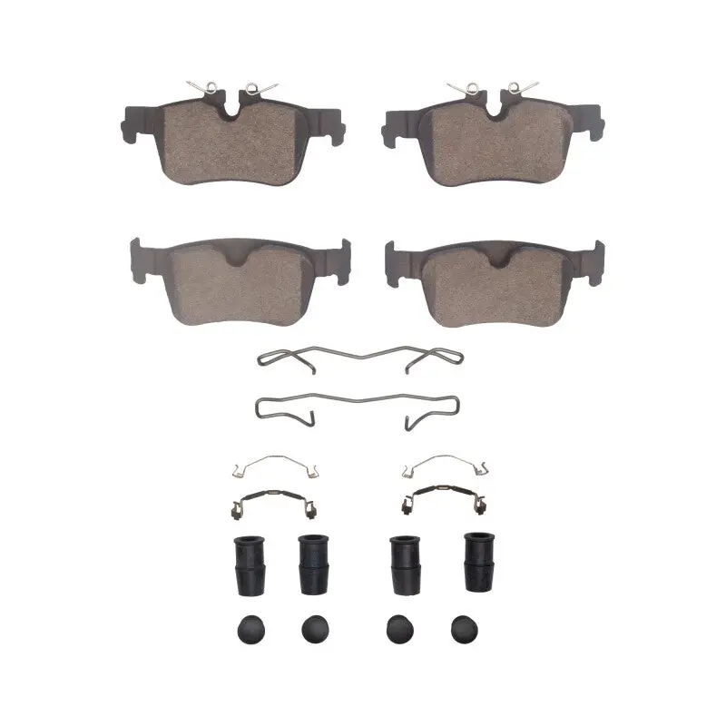 R1 21-25 Volvo S60 Rear Euro Ceramic Pads & Hardware Kit 1