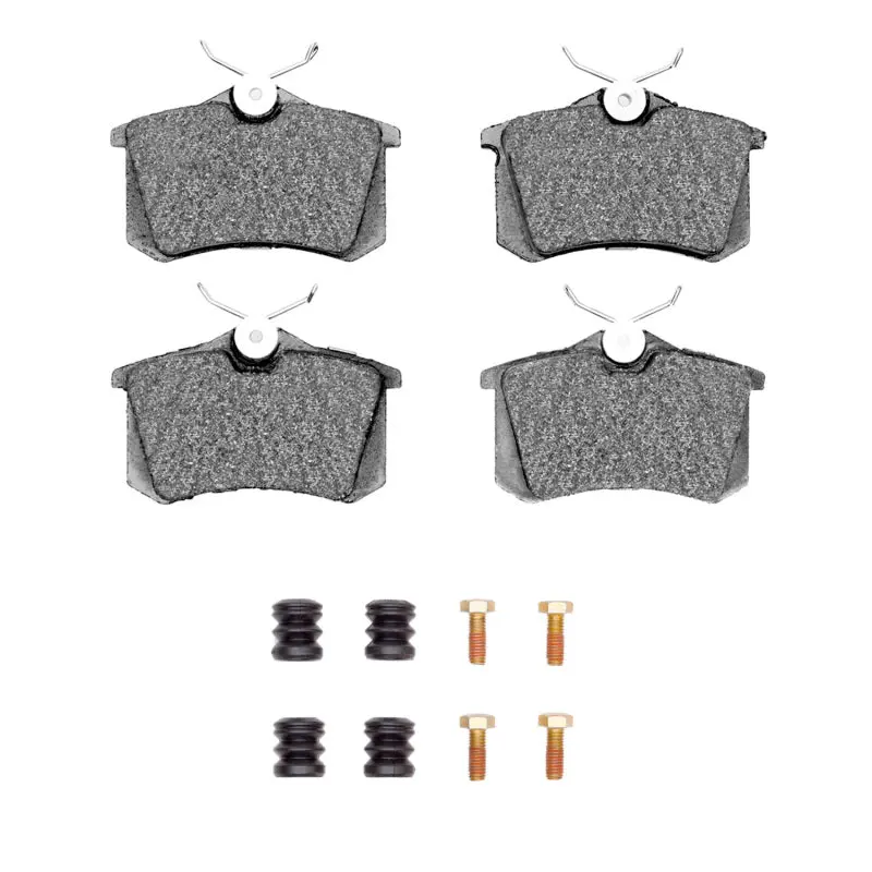 R1 1985-2019 Audi A3 Rear R1 Euro Ceramic Pads & Hardware Kit 1