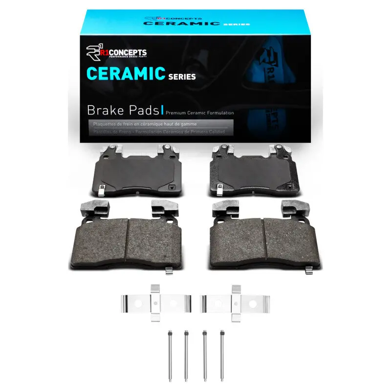 R1 12-17 Chevrolet Ss Front Ceramic Pads & Hardware Kit 1