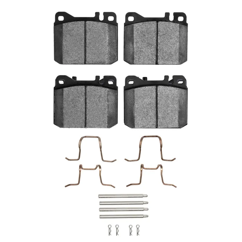 R1 79-85 Mercedes-Benz 300Sd Front Semi Met Pads & Hardware Kit 1