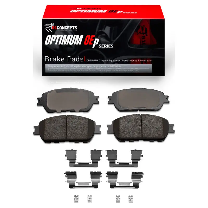 R1 05-15 Toyota Tacoma Front Optimum Oe Pads & Hardware Kit 1