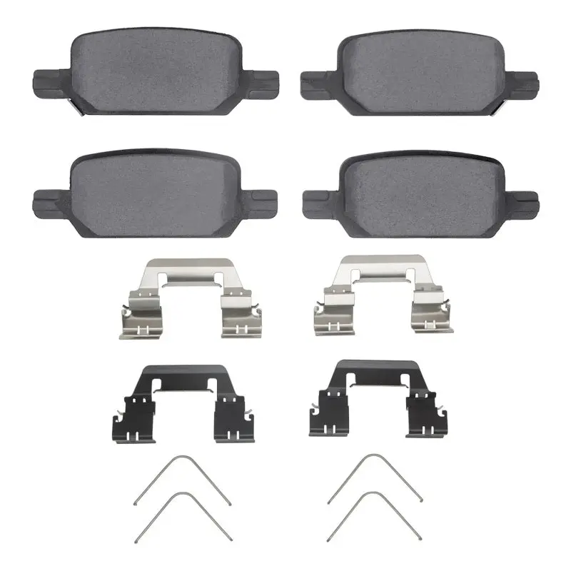 R1 2021-2022 Chevrolet Colorado Rear Performance Off-Road/Tow Brake Pads & Hardware Kit 1