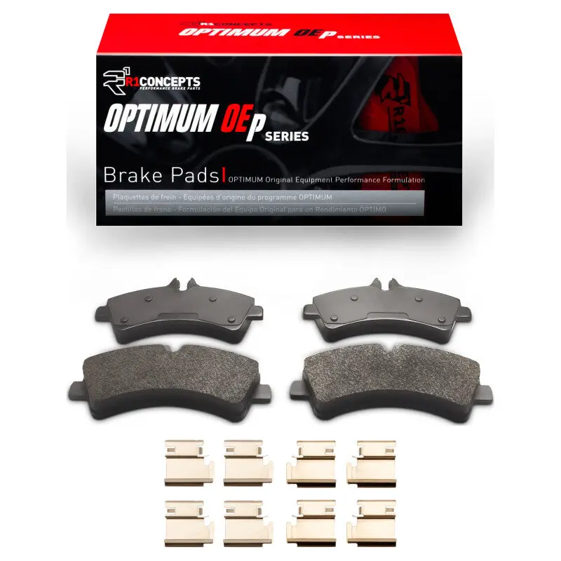 R1 06-18 Dodge Sprinter 3500 Rear Optimum Oe Pads & Hardware Kit 1