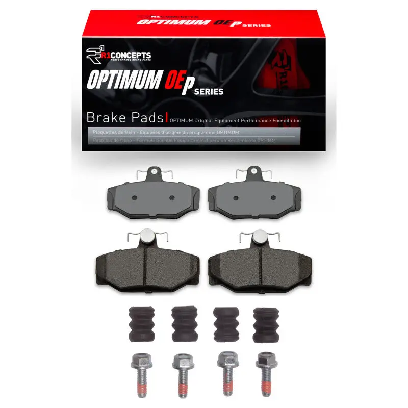 R1 88-00 Volvo 850 Rear Optimum Oe Pads & Hardware Kit 1