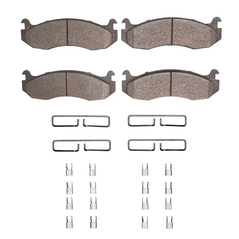 R1 1996-2006 Hummer H1 Front R1 Semi Met Pads & Hardware Kit 1