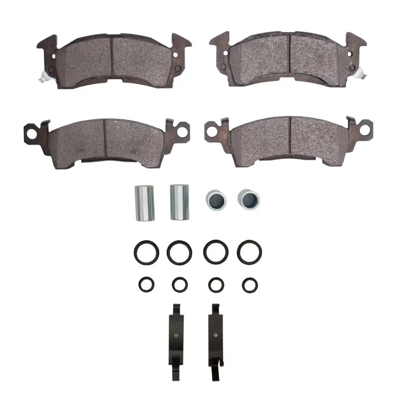 R1 67-73 Buick Lesabre Front Semi Met Pads & Hardware Kit 1
