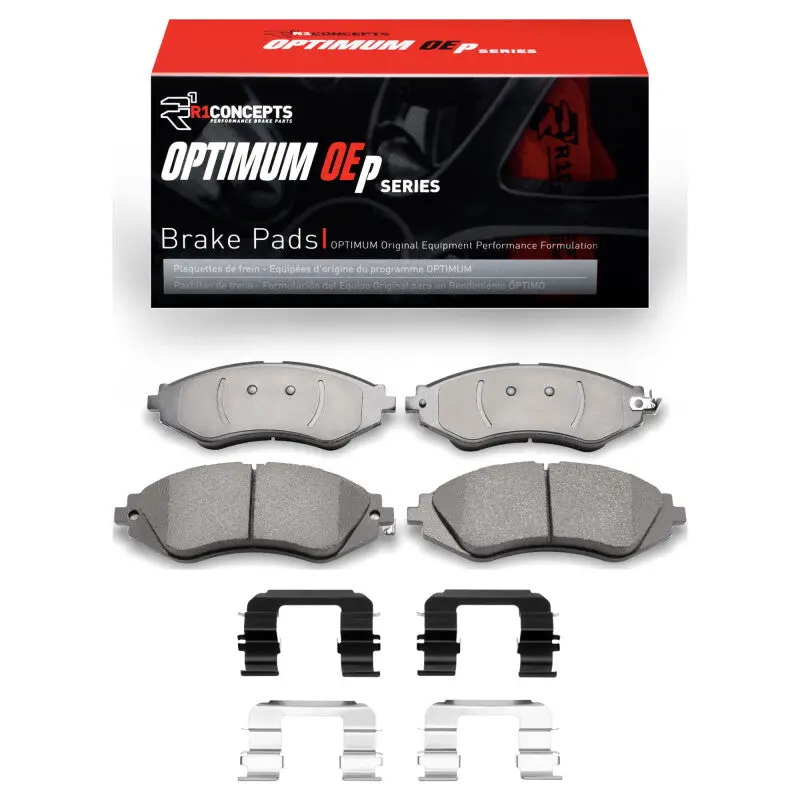 R1 1999-2017 Chevrolet Aveo5 Front R1 Optimum Oe Pads & Hardware Kit 1