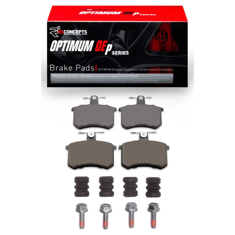 R1 1980-2001 Alfa Romeo 164 Rear R1 Optimum Oe Pads & Hardware Kit 1