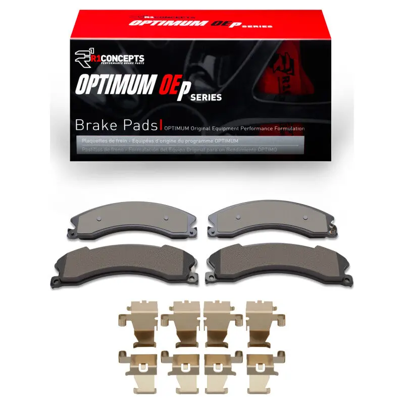 R1 12-24 Nissan Nv1500 Rear Optimum Oe Pads & Hardware Kit 1