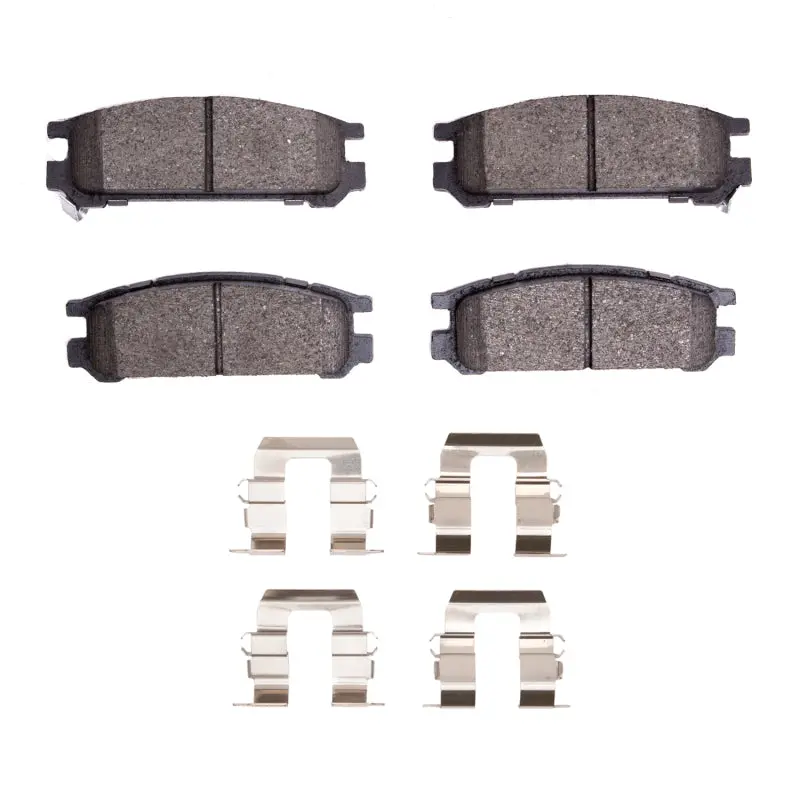 R1 90-99 Subaru Impreza Rear Optimum Oe Brake Pads & Hardware Kit 1
