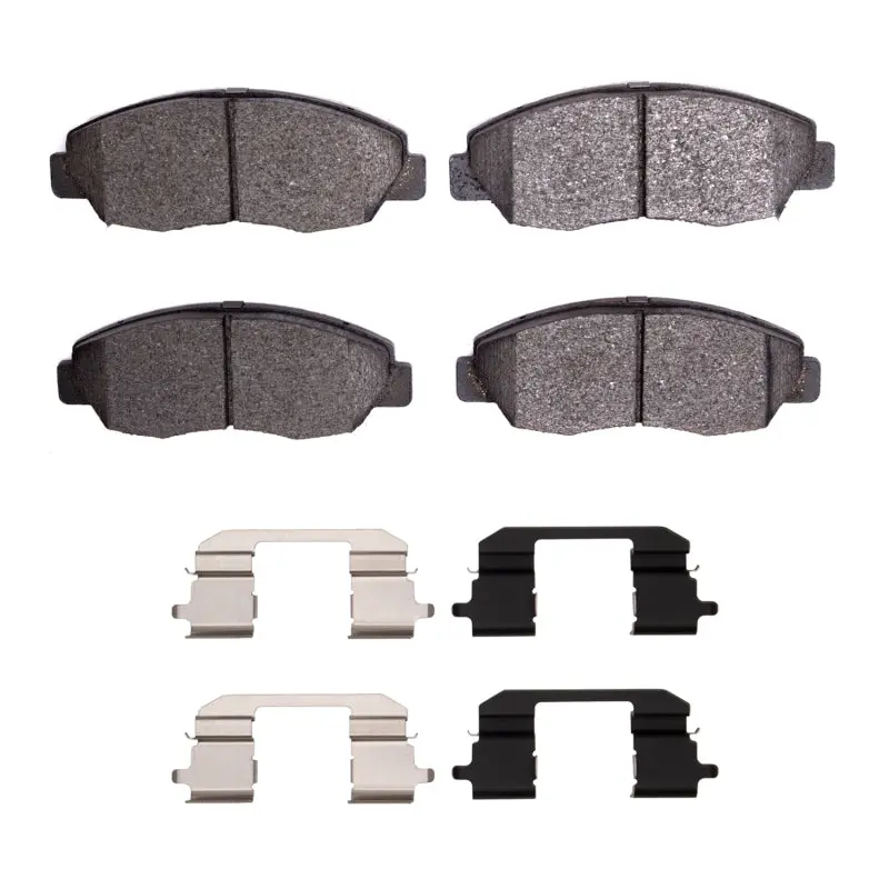 R1 98-02 Honda Accord Coupe Front Ceramic Brake Pads & Hardware Kit 1