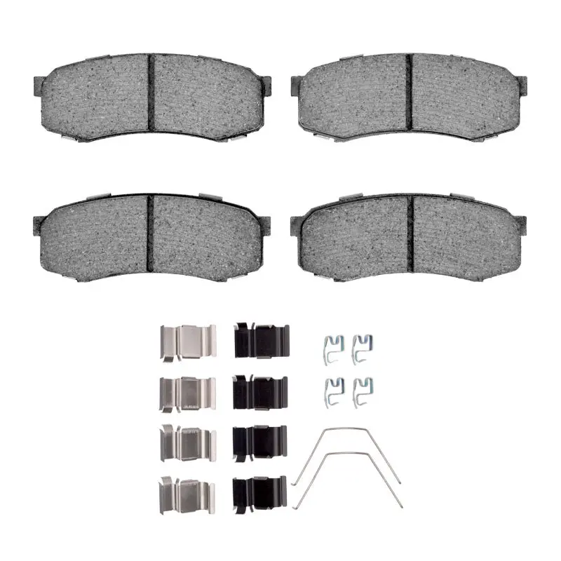 R1 1993-2024 Lexus Gx470 Rear R1 Semi Met Pads & Hardware Kit 1