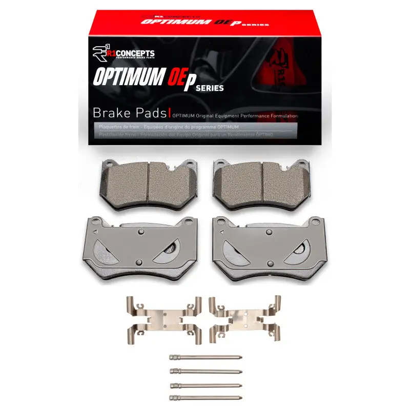 R1 18-25 Audi Q5 (Usa/Canada Excl Hybrid) Front Optimum Oe Pads & Hardware Kit 1