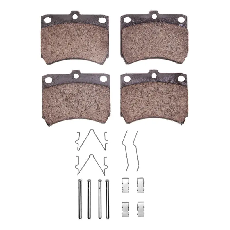 R1 1988-1993 Ford Festiva Front R1 Semi Met Pads & Hardware Kit 1