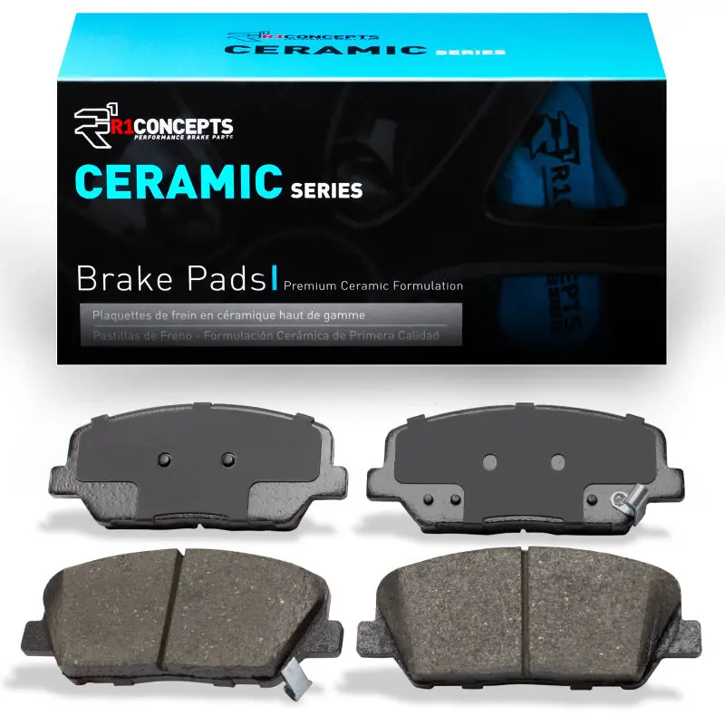 R1 10-16 Hyundai Genesis Coupe Front R1 Ceramic Brake Pads 1