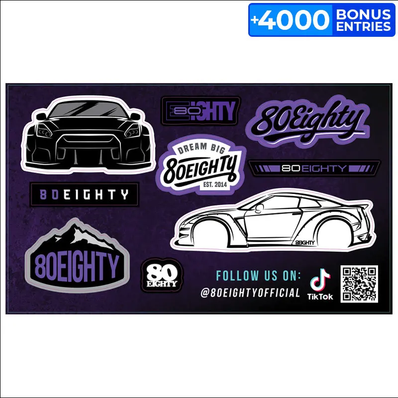 80Eighty® Dcg88 Sticker Pack 1