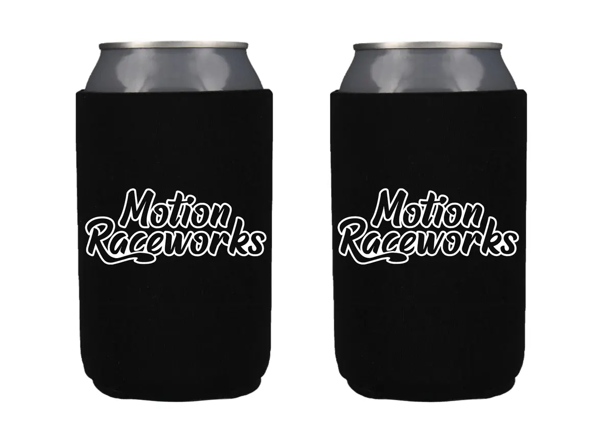 Black Motion Logo Retro Koozie 1