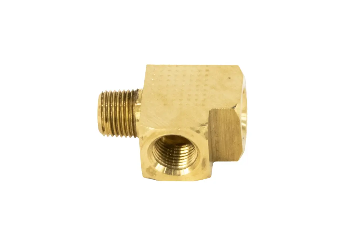 Brass "T" For Wastegate Sensor Mounting For Dome Pressure 1/8" Npt 1