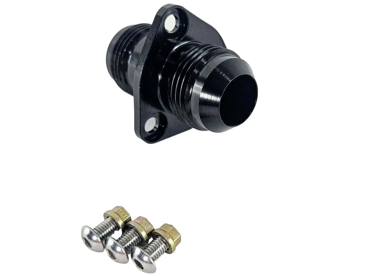 -10An Flanged Bolt In Pass Thru Bulkhead Fitting By Fluidworks 1