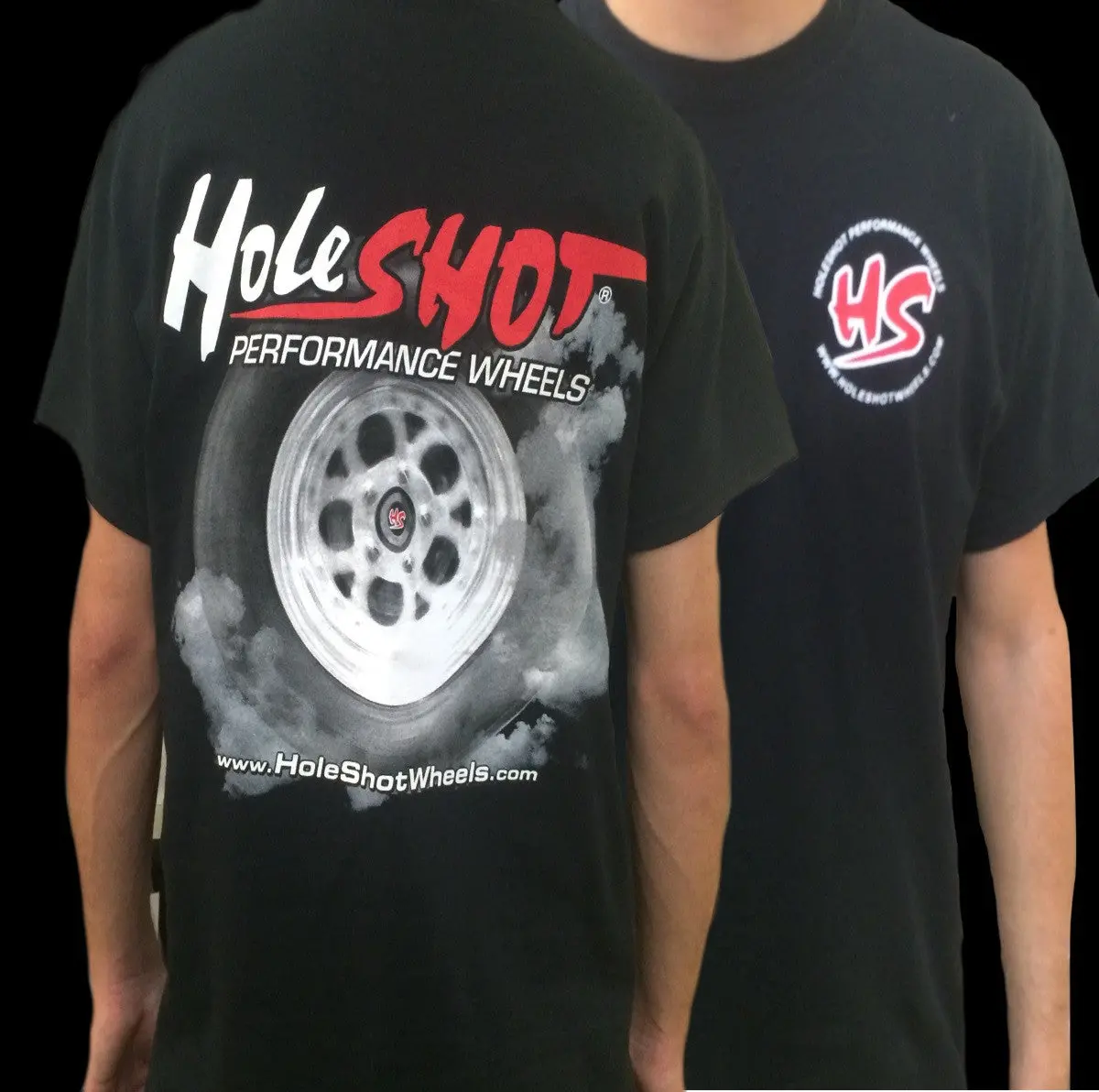 Holeshot Burnout T-Shirt - Black 1