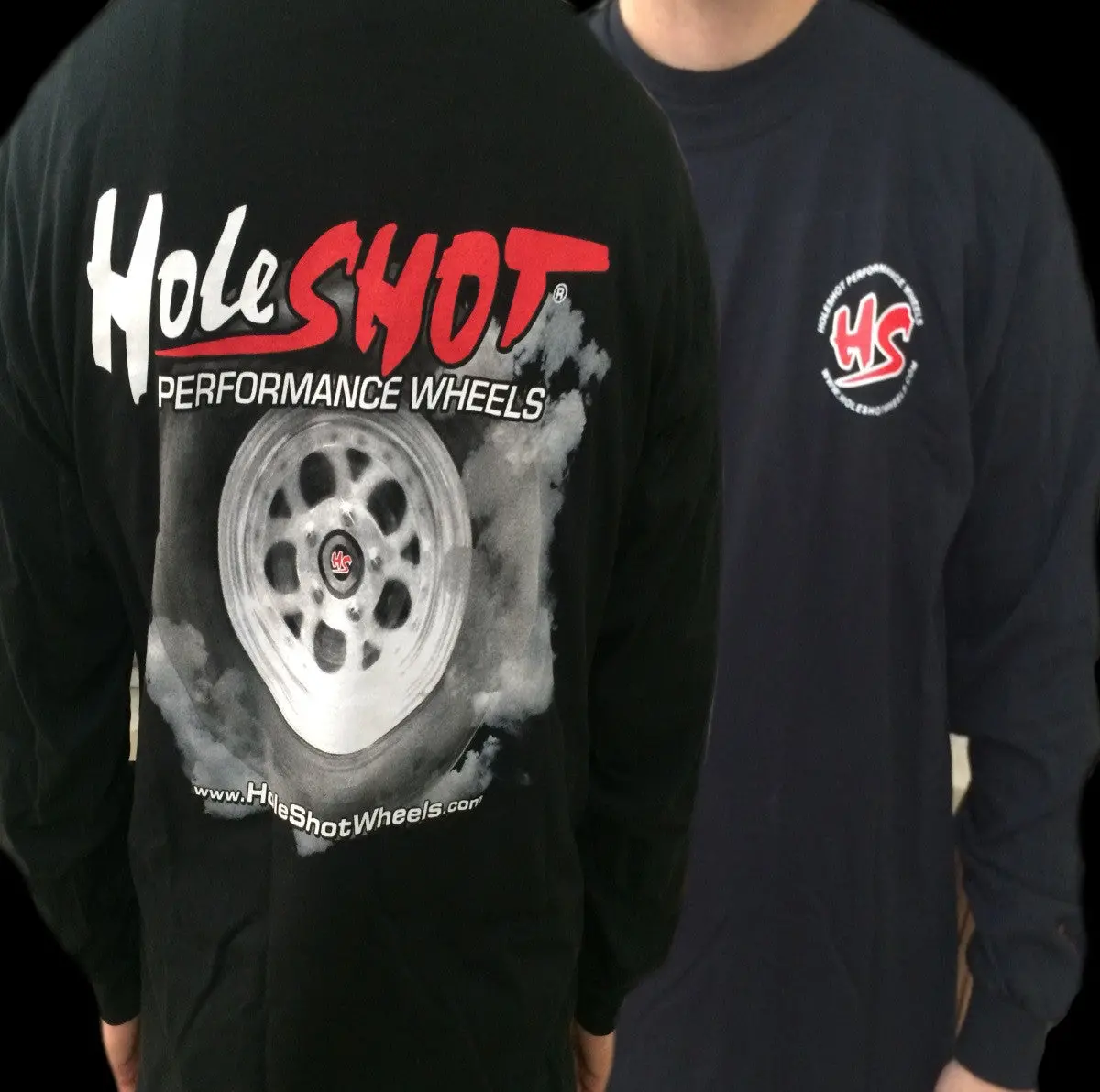 Holeshot Burnout Long Sleeve T-Shirt - Black 1