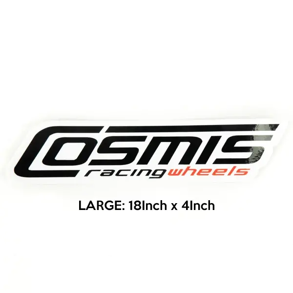 Cosmis Wheels Sticker - Large 1