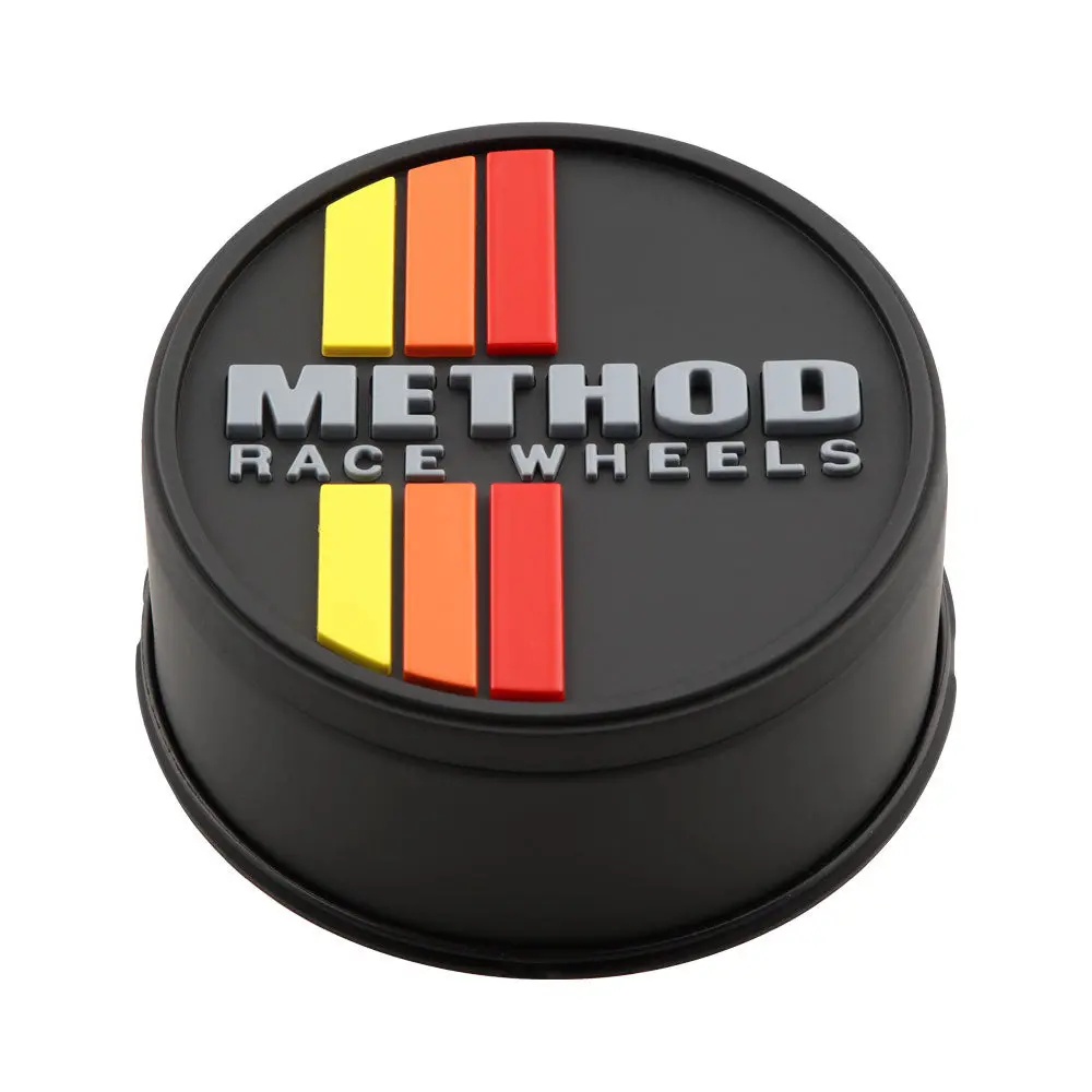 Center Cap | Classic Stripes Push-Through | Black 1