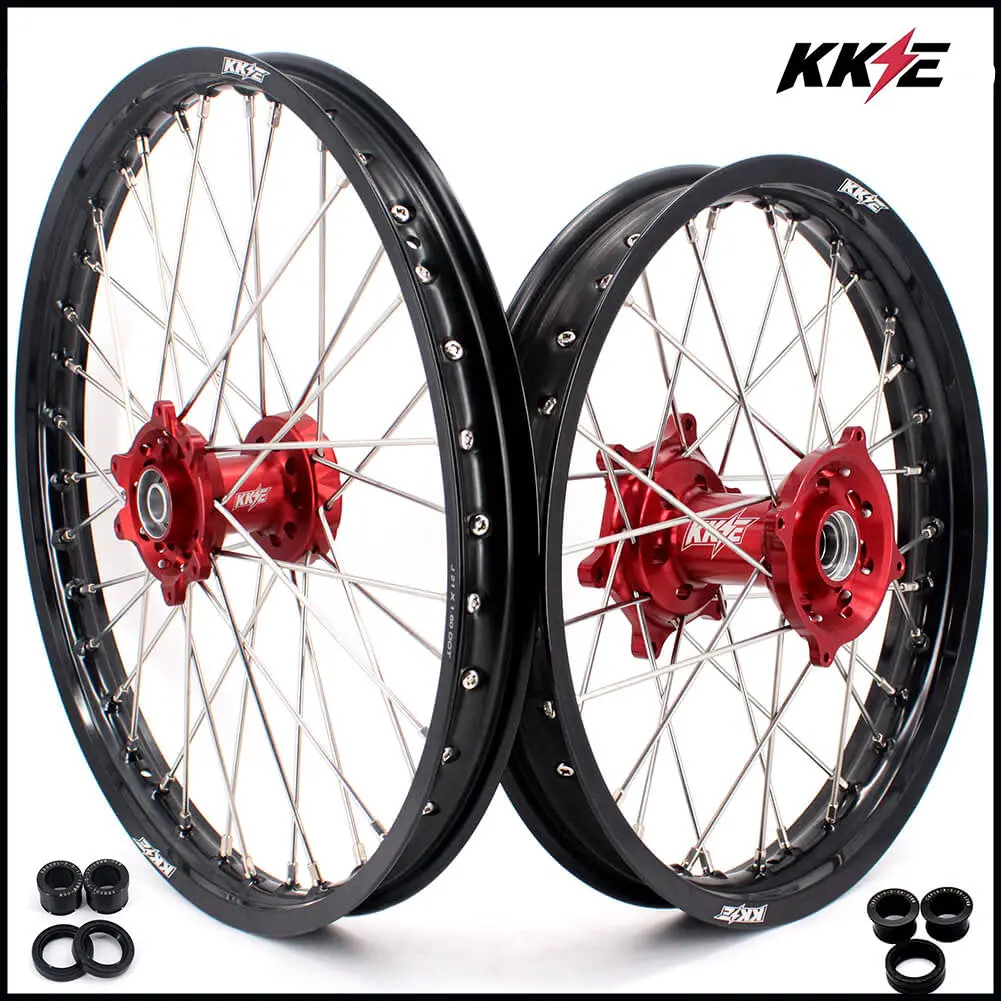 Kke 21In. 18In. Motorcycle Alloy Wheels For Honda Crf250x 2004-2018 Crf450x 2005-2018 1
