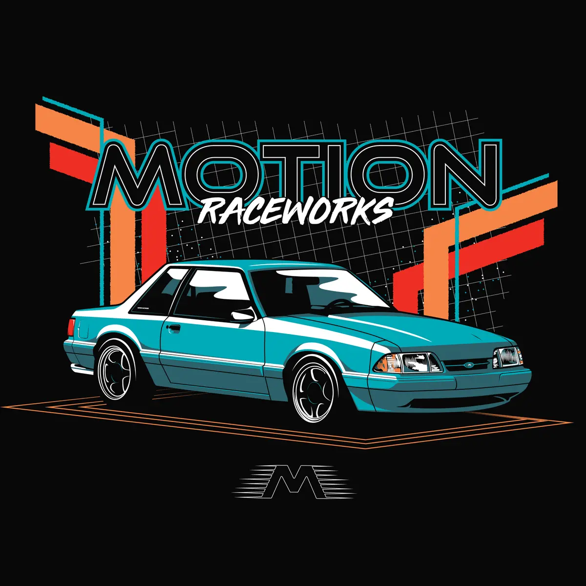 80S Retro Fox Body Shirt (District Material) 5